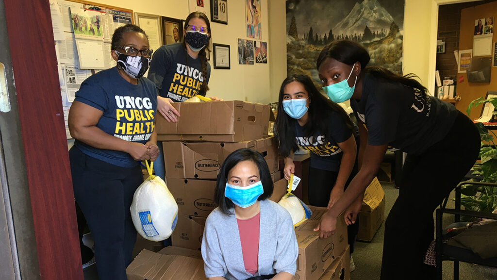 Faculty and students helping community during COVID-19 lockdown