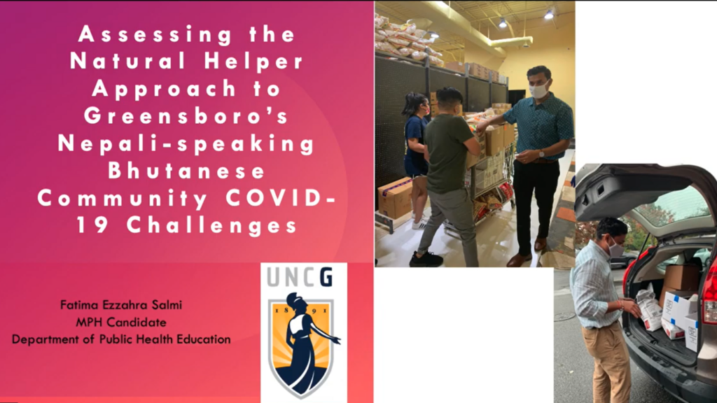 Fatima-Ezzahara Salmi's presentation