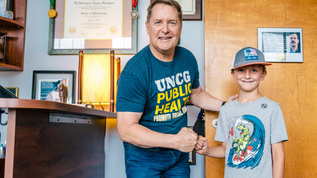 Mike Perko and Fist Bumps