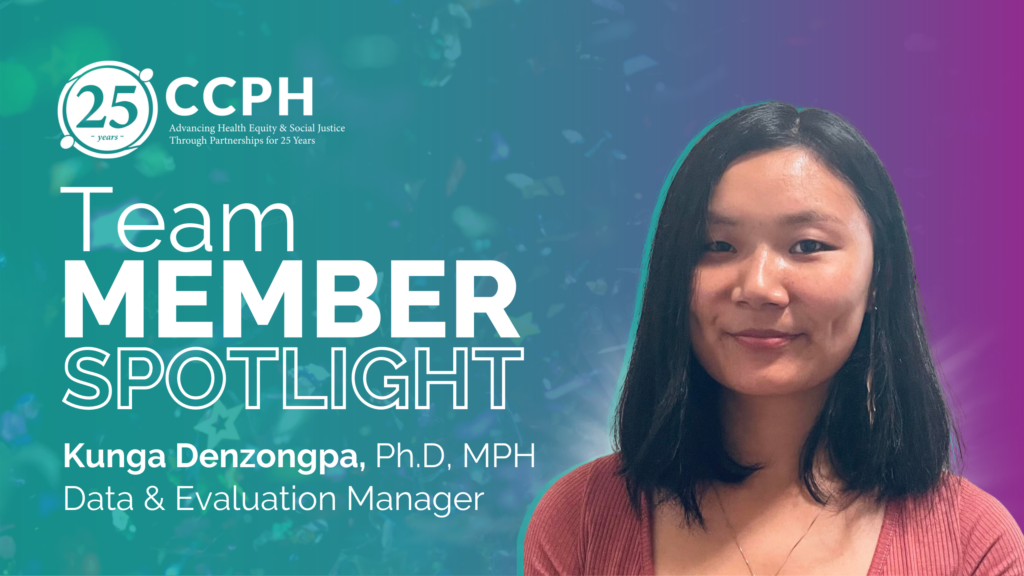 CCPH Team Member Spotlight Kunga Denzongpa